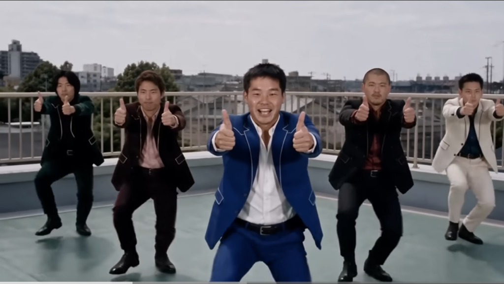 INMU KINGのMVに登場する5人のダンスシーン